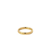 18k Yellow Gold Wedding Band 3mm Light Comfort Plain